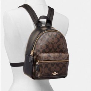 Mini Charlie Backpack In Signature Canvas